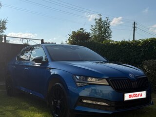 2019 Skoda Superb III Рестайлинг, голубой, 2950000 рублей, вид 1