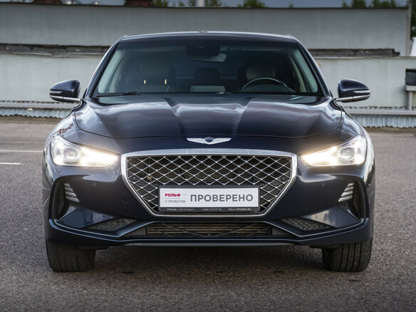 2018 Genesis G70 I, синий - вид 1
