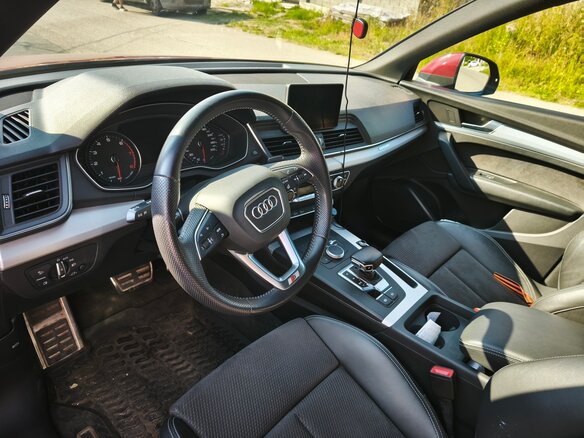 2019 Audi Q5 II (FY), красный, 3500000 рублей - вид 8
