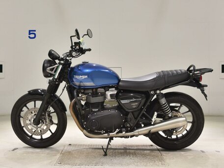 2021 Triumph Street Twin, синий, 777000 рублей, вид 1