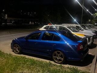 2012 Skoda Octavia RS II Рестайлинг, синий, 1500000 рублей, вид 4