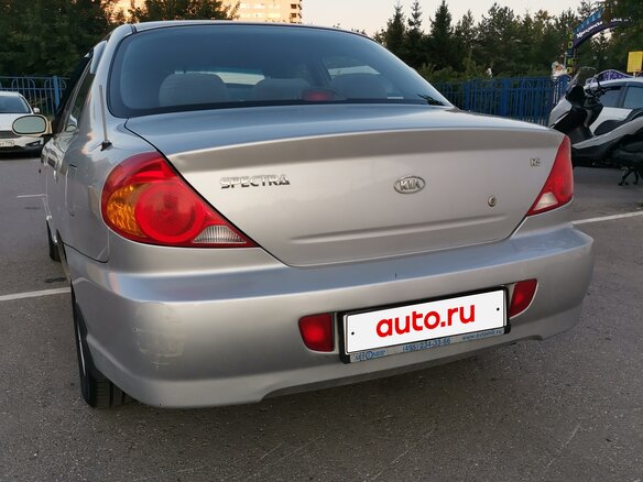 2007 Kia Spectra I Рестайлинг 2, серый - вид 6