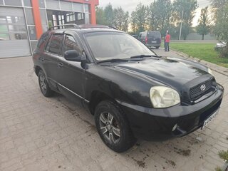 2004 Hyundai Santa Fe I, чёрный, 430000 рублей, вид 1