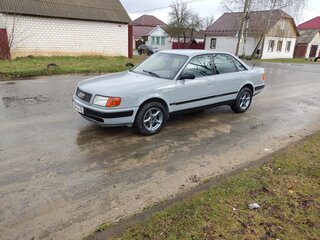 1991 Audi 100 IV (C4), серебристый, 295000 рублей, вид 1