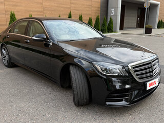 2019 Mercedes-Benz S-Класс 450 Long VI (W222, C217) Рестайлинг, чёрный, 5500000 рублей, вид 2