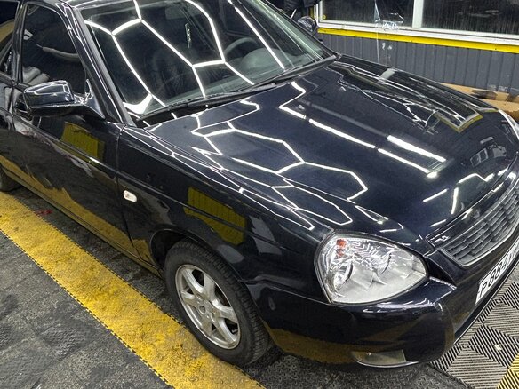 2008 Lada (ВАЗ) Priora I, чёрный, 310000 рублей