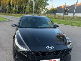 2021 Hyundai Elantra VII (CN7), чёрный, 1590000 рублей, вид 2