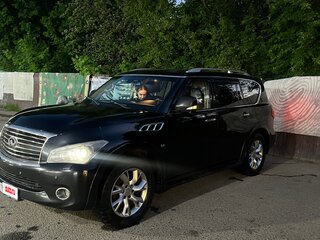2013 Infiniti QX80 I, чёрный, 2299000 рублей, вид 3