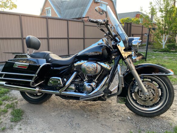 2002 Harley-Davidson Road King, серый, 750000 рублей - вид 18