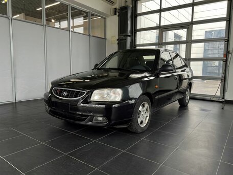 2008 Hyundai Accent ТагАЗ II, чёрный, 400000 рублей, вид 3