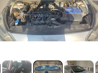 2011 Hyundai Solaris I, серебристый, 580000 рублей, вид 4
