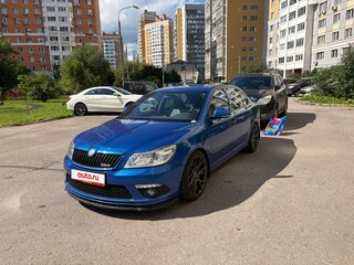 2011 Skoda Octavia RS II Рестайлинг, синий, 1385000 рублей, вид 1