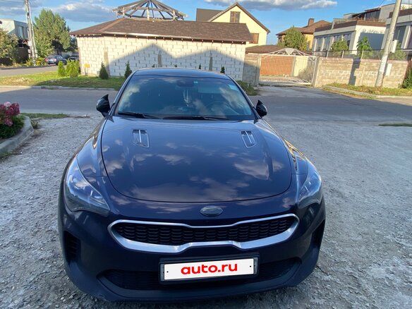 2019 Kia Stinger I, синий, 1600000 рублей