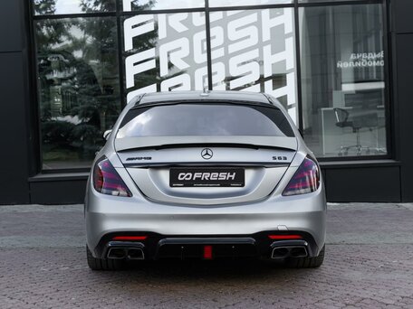 2017 Mercedes-Benz S-Класс AMG 63 AMG Long III (W222, C217) Рестайлинг, серый, 7875000 рублей, вид 4
