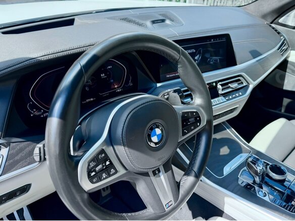 2019 BMW X7 40i I (G07), белый, 8500000 рублей - вид 6