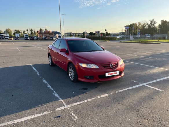 2007 Mazda 6 I (GG) Рестайлинг, красный, 525000 рублей - вид 2