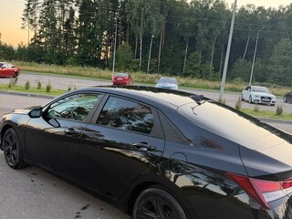 2021 Hyundai Elantra VII (CN7), чёрный, 1590000 рублей, вид 3