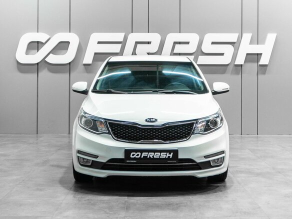 2015 Kia Rio III Рестайлинг, белый, 1170000 рублей - вид 2