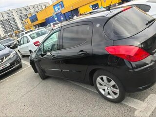 2009 Peugeot 308 I, чёрный, 400000 рублей, вид 4