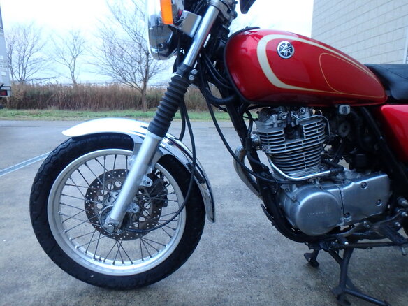 2009 Yamaha SR400, красный, 350000 рублей - вид 10