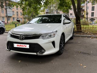 2015 Toyota Camry US Market VII (XV50) Рестайлинг, белый, 1750000 рублей, вид 2