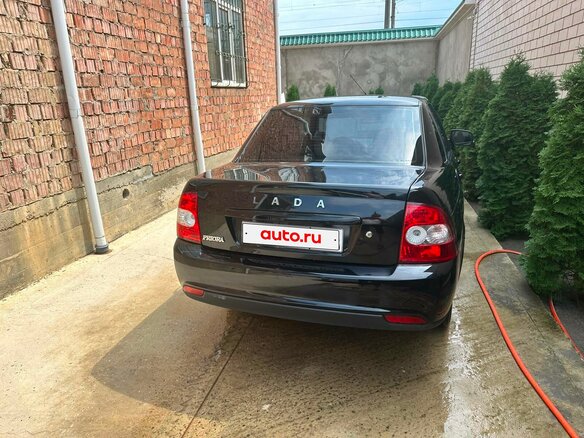 2008 Lada (ВАЗ) Priora I, чёрный, 190000 рублей - вид 4