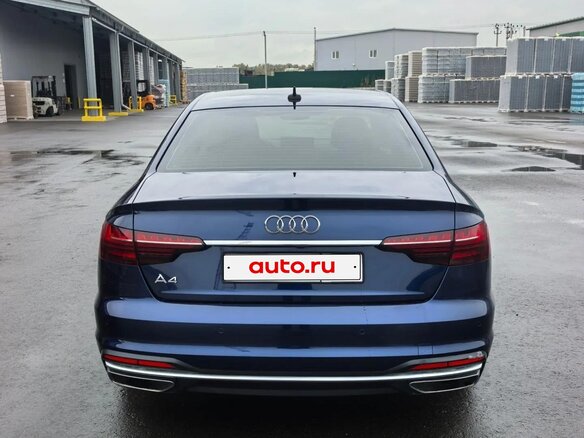 2020 Audi A4 40 TFSI V (B9) Рестайлинг, синий, 2500000 рублей - вид 3