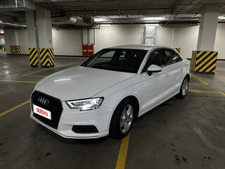 2018 Audi A3 III (8V) Рестайлинг, белый, 1300000 рублей, вид 1