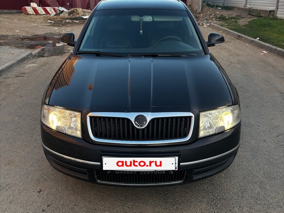 2007 Skoda Superb I Рестайлинг, чёрный - вид 1