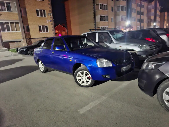 2010 Lada (ВАЗ) Priora I, синий, 280000 рублей - вид 4