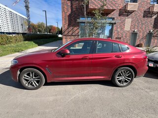 2019 BMW X4 20d II (G02), красный, 4300000 рублей, вид 4