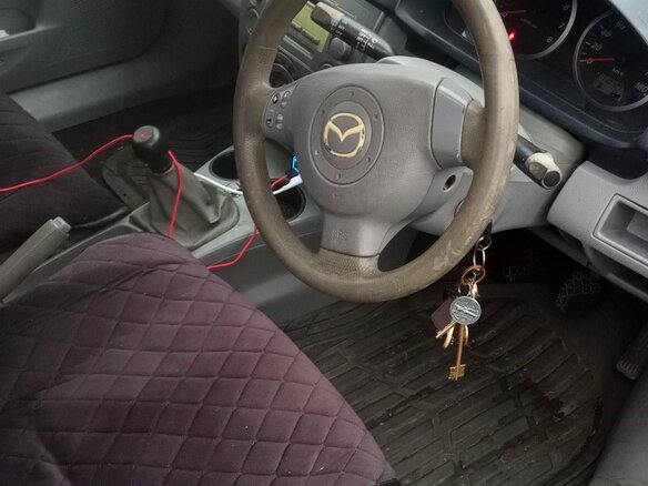 2003 Mazda Demio II (DY), серый, 130000 рублей - вид 4