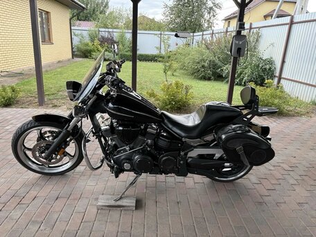 2008 Yamaha XV 1900, чёрный, 800000 рублей, вид 2