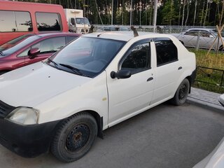 2007 Renault Logan I, белый, 229000 рублей, вид 1