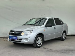 2014 Lada (ВАЗ) Granta I, серебристый, 520000 рублей, вид 1