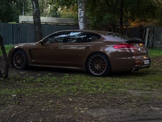 2013 Porsche Panamera Turbo Executive I Рестайлинг, коричневый, 2980000 рублей, вид 1