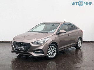 2019 Hyundai Solaris II, коричневый, 949000 рублей, вид 1