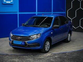 2021 Lada (ВАЗ) Granta I Рестайлинг, синий, 670000 рублей, вид 2