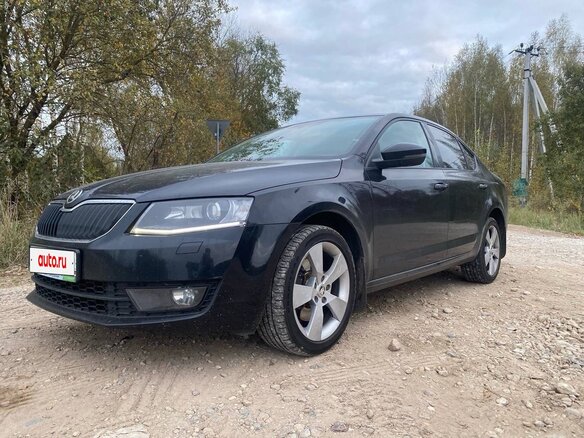 2016 Skoda Octavia III (A7), чёрный, 1660000 рублей