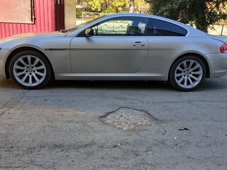 2008 BMW 6 серии 630i II (E63/E64) Рестайлинг, серебристый, 1200000 рублей, вид 3