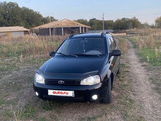 2010 Lada (ВАЗ) Kalina I, чёрный, 320000 рублей, вид 1