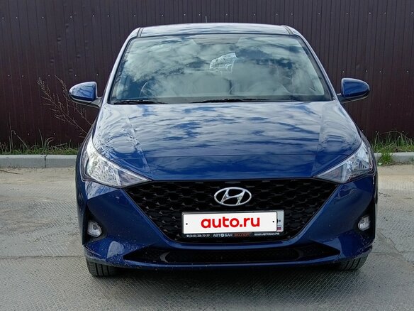 2023 Hyundai Accent V Рестайлинг, синий, 2200000 рублей - вид 1