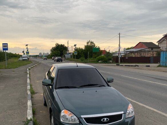 2011 Lada (ВАЗ) Priora I, серый, 515000 рублей - вид 1