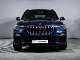 2019 BMW X5 40i IV (G05/G18), синий, 5490000 рублей, вид 2