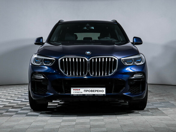 2019 BMW X5 40i IV (G05/G18), синий - вид 1