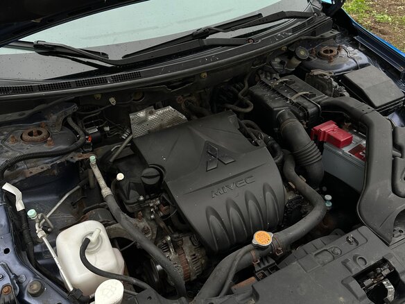 2010 Mitsubishi Lancer X, синий - вид 16