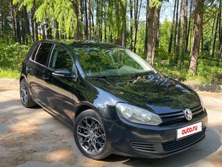 2012 Volkswagen Golf VI, чёрный, 825000 рублей, вид 4