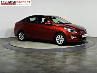 2016 Hyundai Solaris I Рестайлинг, красный, 1176000 рублей, вид 3