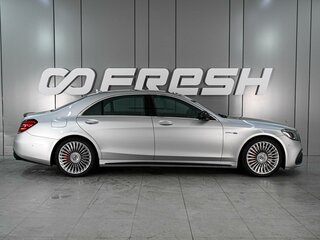 2017 Mercedes-Benz S-Класс AMG 63 AMG Long III (W222, C217) Рестайлинг, серебристый, 6849000 рублей, вид 5