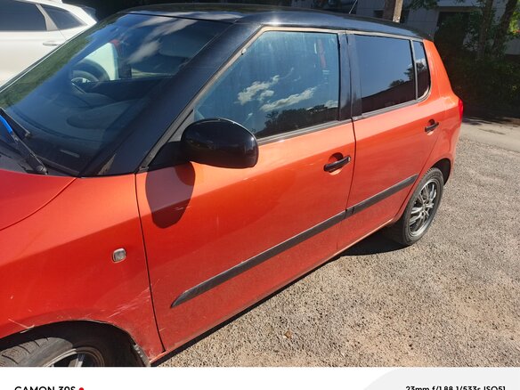2009 Skoda Fabia II, красный, 450000 рублей - вид 1